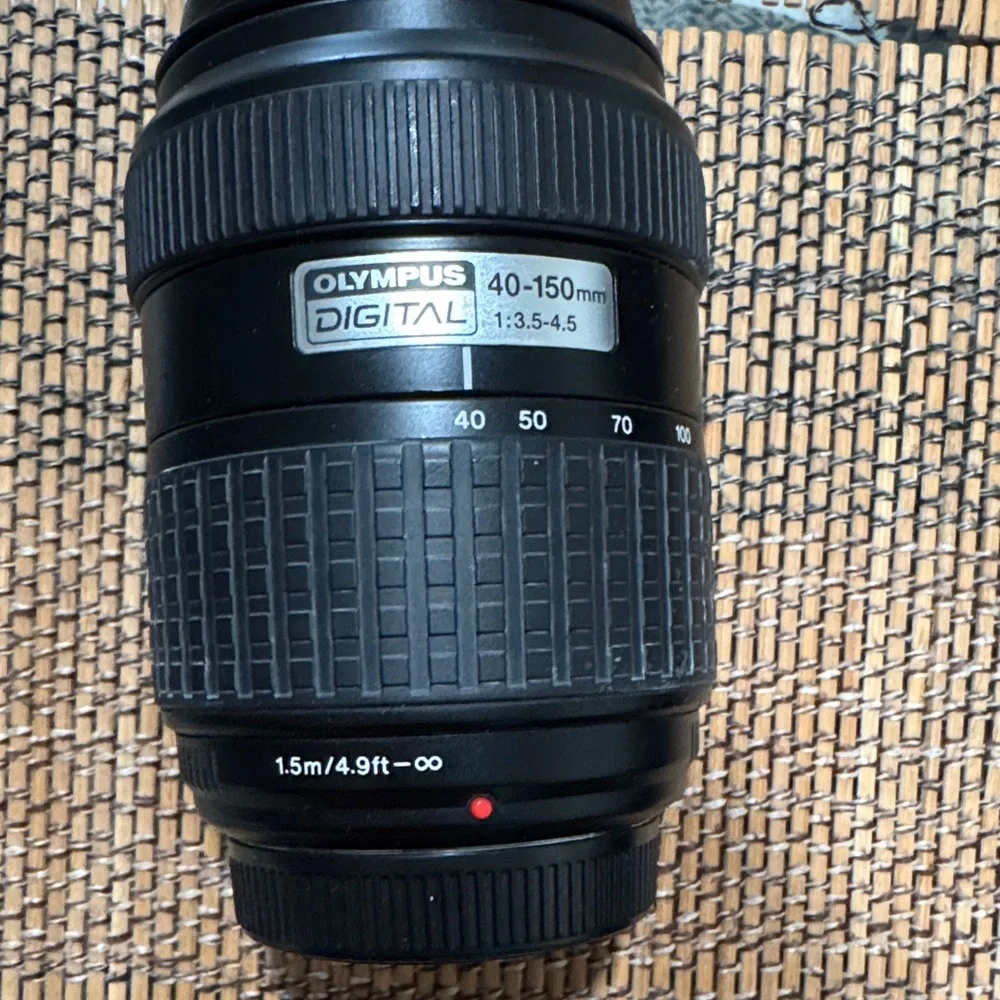 Olympus Black Digital Zoom Lens